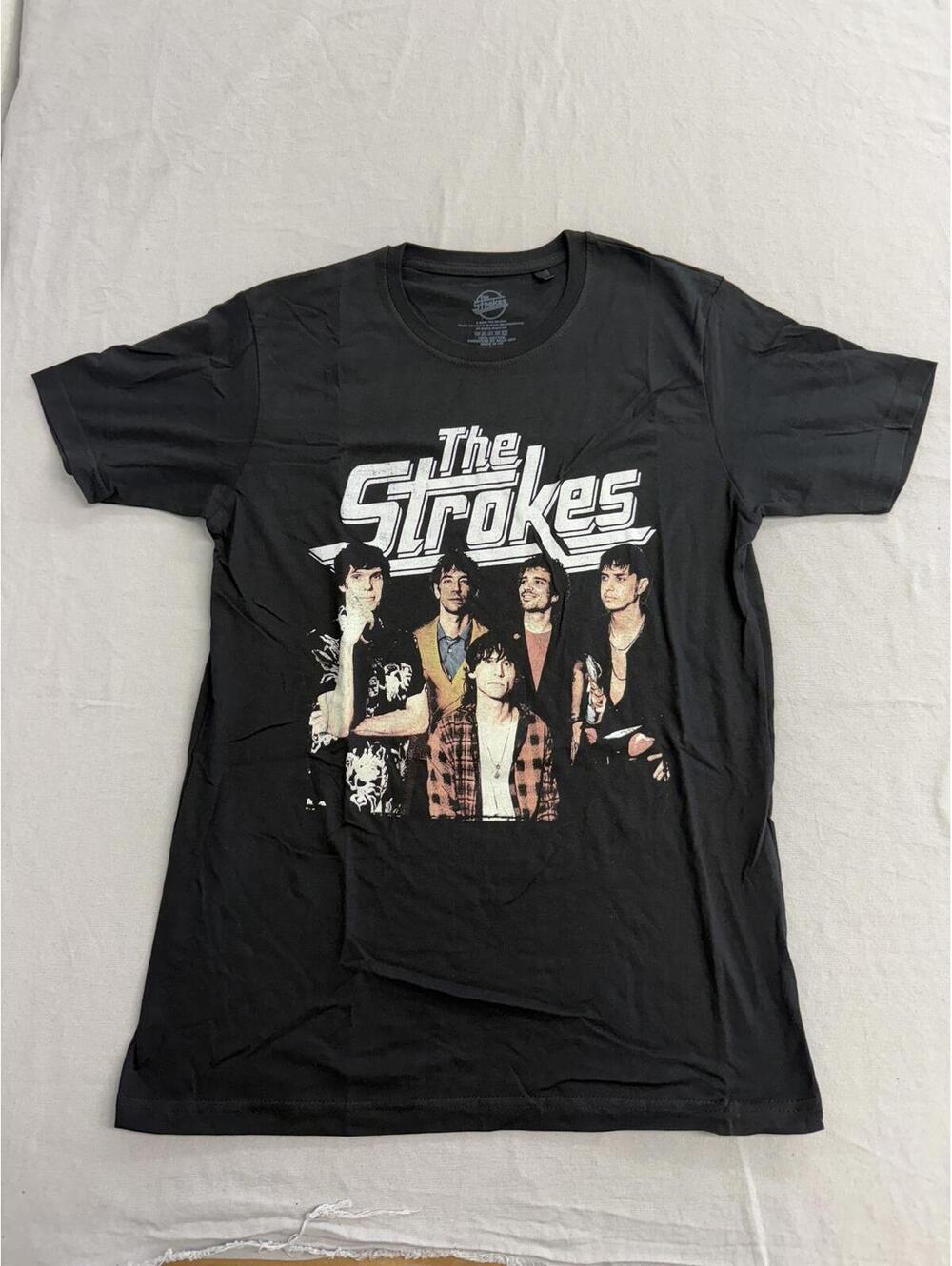 The Strokes Band Photo T-shirt Strokes Julian Casablancas -L